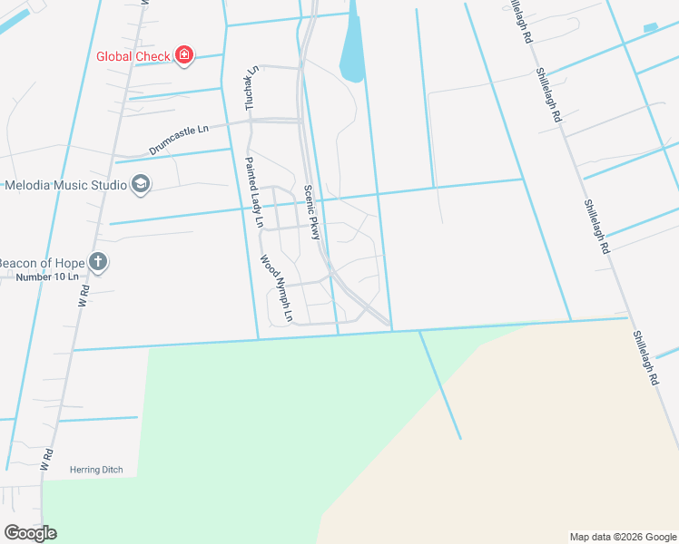 map of restaurants, bars, coffee shops, grocery stores, and more near 820 Checkerspot Way in Chesapeake