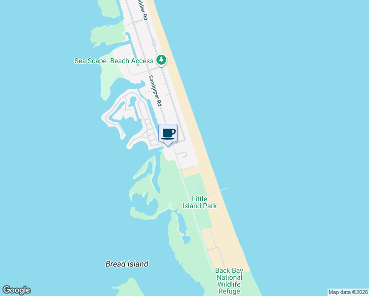 map of restaurants, bars, coffee shops, grocery stores, and more near 3700 Sandpiper Road in Virginia Beach