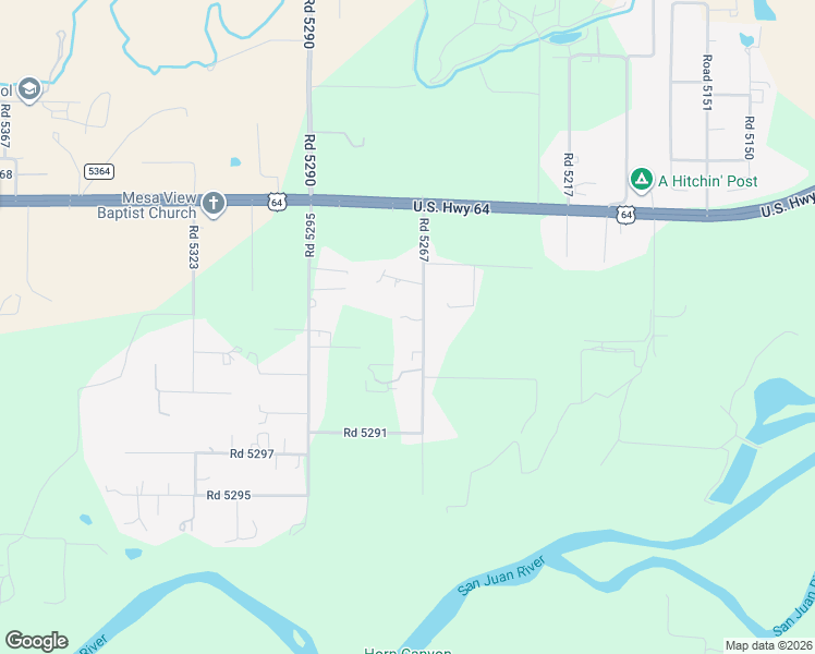 map of restaurants, bars, coffee shops, grocery stores, and more near 25 Road 5267 in Farmington