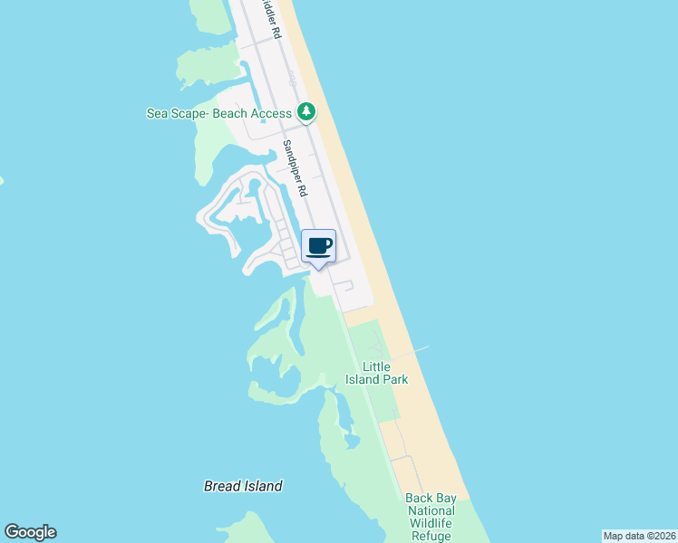map of restaurants, bars, coffee shops, grocery stores, and more near 3700 Sandpiper Road in Virginia Beach