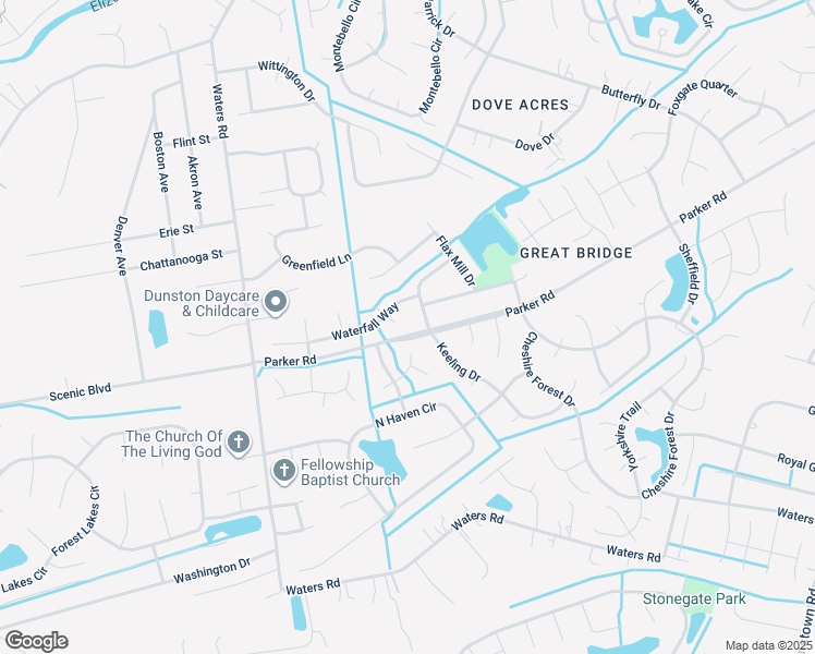 map of restaurants, bars, coffee shops, grocery stores, and more near 709 Sound Court in Chesapeake