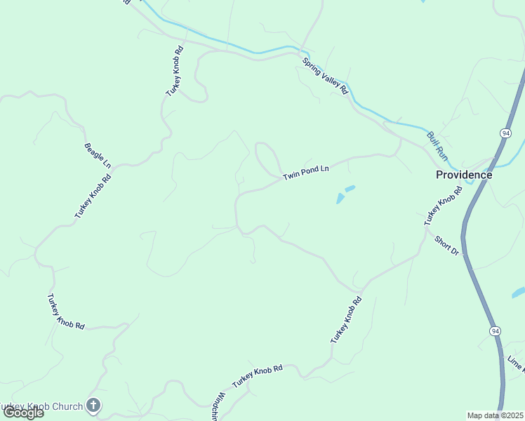 map of restaurants, bars, coffee shops, grocery stores, and more near Twin Pond Lane in Grayson County
