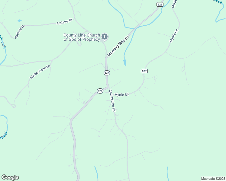 map of restaurants, bars, coffee shops, grocery stores, and more near 2698 County Line Road in Patrick Springs
