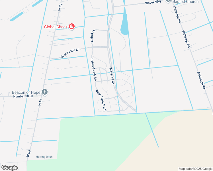 map of restaurants, bars, coffee shops, grocery stores, and more near 2149 Bellflower Way in Chesapeake