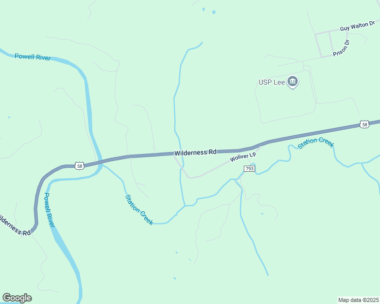 map of restaurants, bars, coffee shops, grocery stores, and more near 39910 Daniel Boone Trail in Pennington Gap