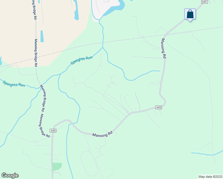 map of restaurants, bars, coffee shops, grocery stores, and more near 2010 Manning Farm Lane in Suffolk