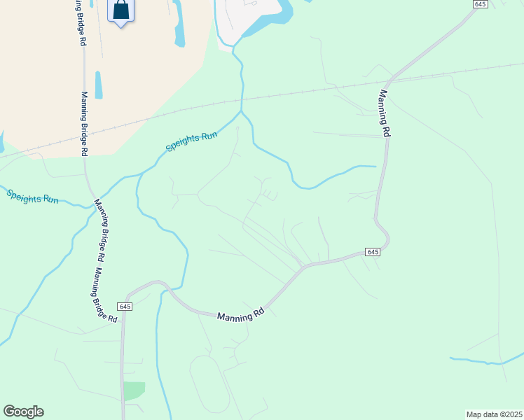 map of restaurants, bars, coffee shops, grocery stores, and more near 2010 Manning Farm Lane in Suffolk