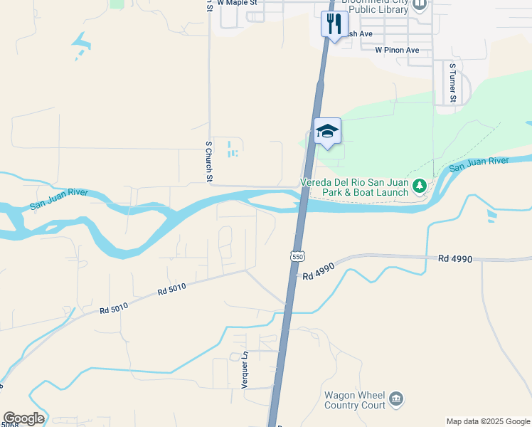 map of restaurants, bars, coffee shops, grocery stores, and more near 914 Roberts Drive in Bloomfield