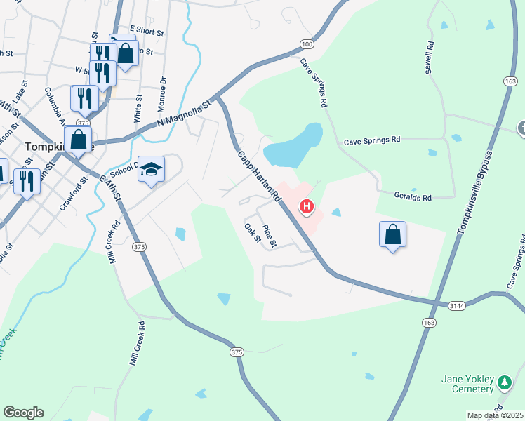 map of restaurants, bars, coffee shops, grocery stores, and more near 272 Pine Street in Tompkinsville