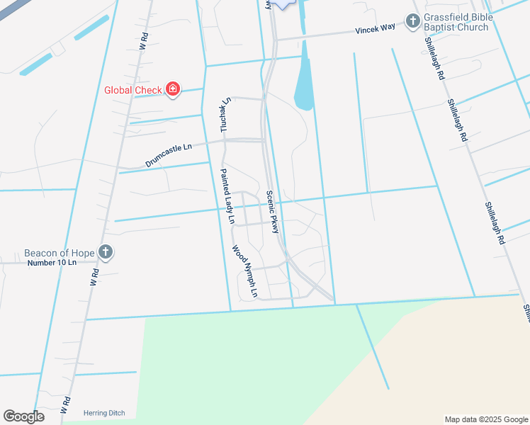 map of restaurants, bars, coffee shops, grocery stores, and more near 2132 Bellflower Way in Chesapeake