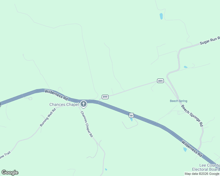 map of restaurants, bars, coffee shops, grocery stores, and more near 233 Beech Springs Road in Jonesville