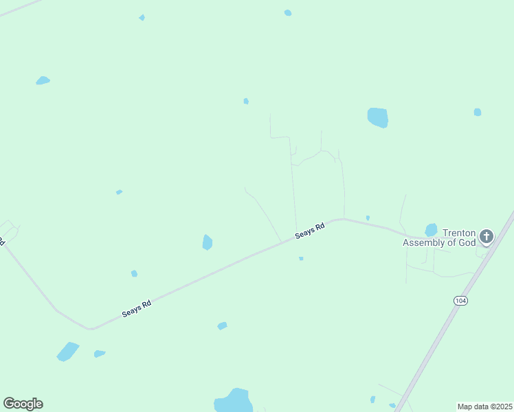 map of restaurants, bars, coffee shops, grocery stores, and more near Seay Road in Trenton