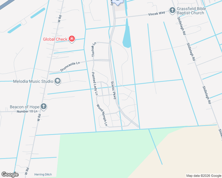map of restaurants, bars, coffee shops, grocery stores, and more near 904 Painted Lady Lane in Chesapeake