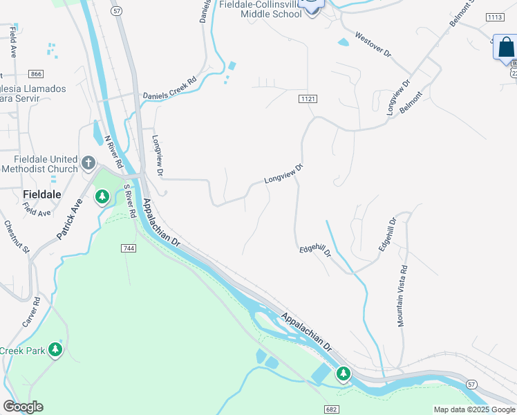 map of restaurants, bars, coffee shops, grocery stores, and more near 194 Edgehill Drive in Collinsville