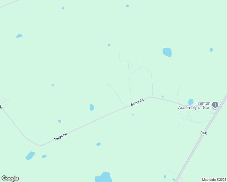 map of restaurants, bars, coffee shops, grocery stores, and more near Seay Road in Trenton