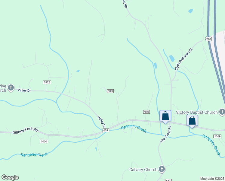 map of restaurants, bars, coffee shops, grocery stores, and more near 135 Watson Drive in Fieldale