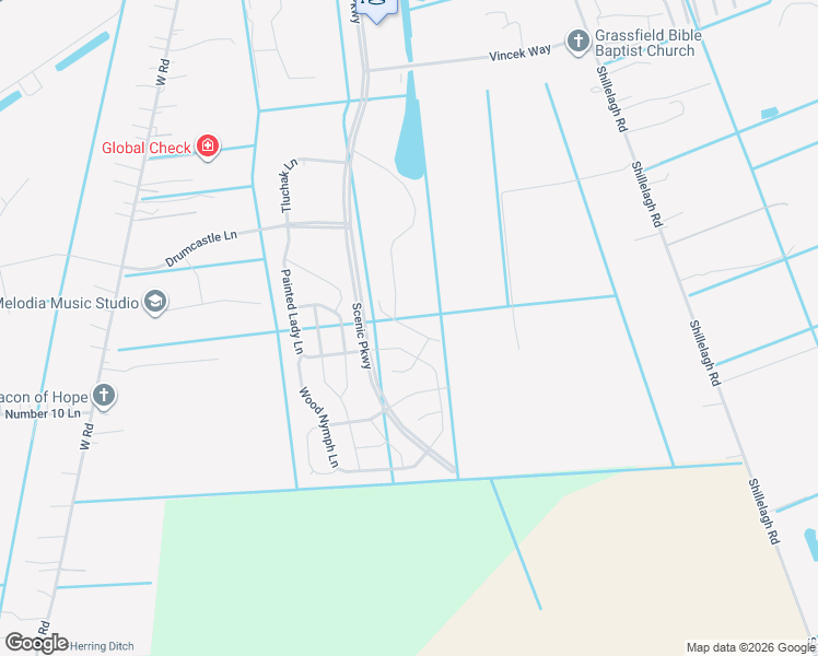 map of restaurants, bars, coffee shops, grocery stores, and more near 820 Angel Wing Drive in Chesapeake