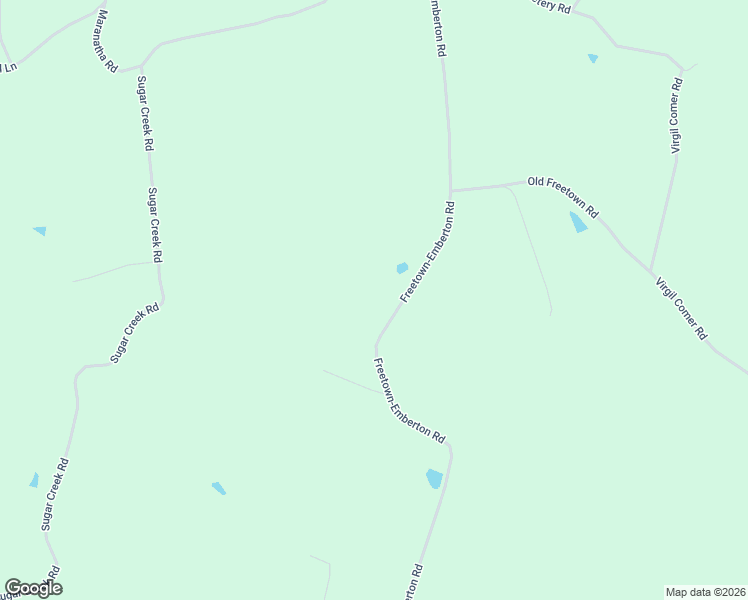 map of restaurants, bars, coffee shops, grocery stores, and more near 2122-2298 Freetown-Emberton Road in Gamaliel