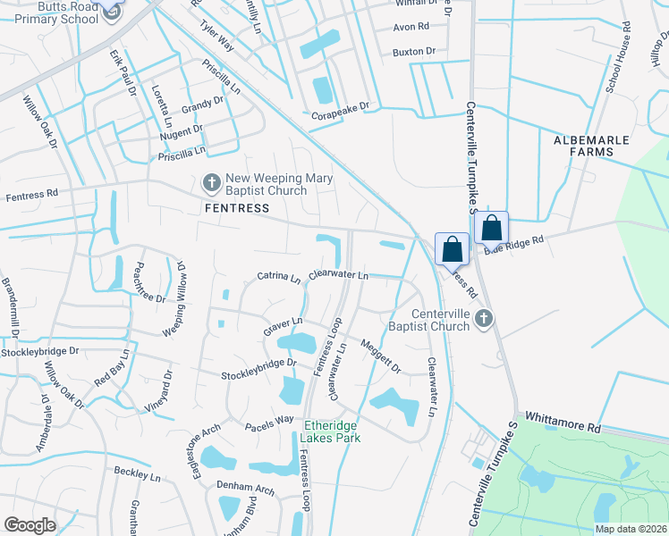 map of restaurants, bars, coffee shops, grocery stores, and more near 807 Hywood Court in Chesapeake