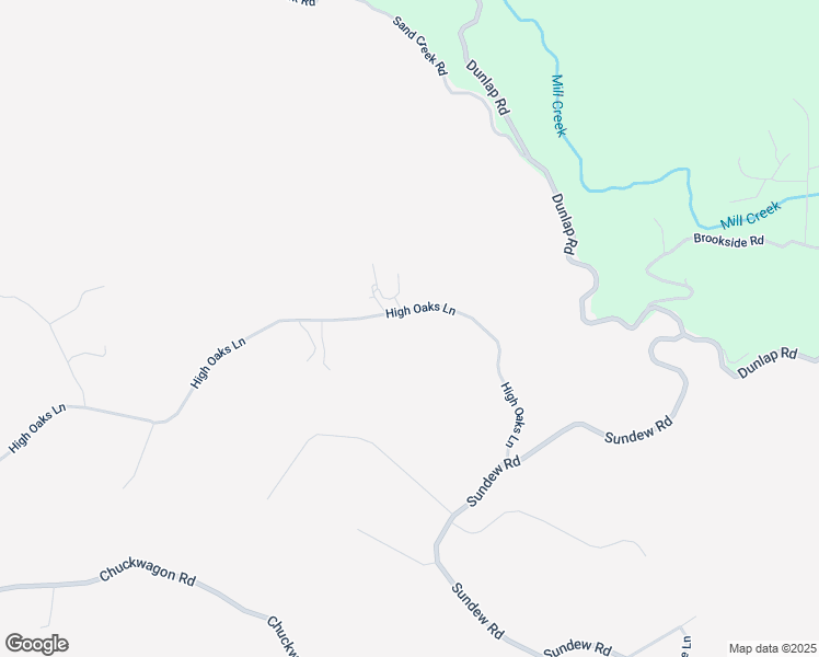 map of restaurants, bars, coffee shops, grocery stores, and more near High Oaks Lane in Yokuts Valley