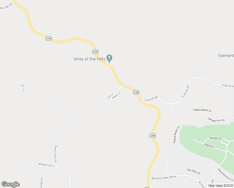 map of restaurants, bars, coffee shops, grocery stores, and more near 160 Toni Lane in Branson