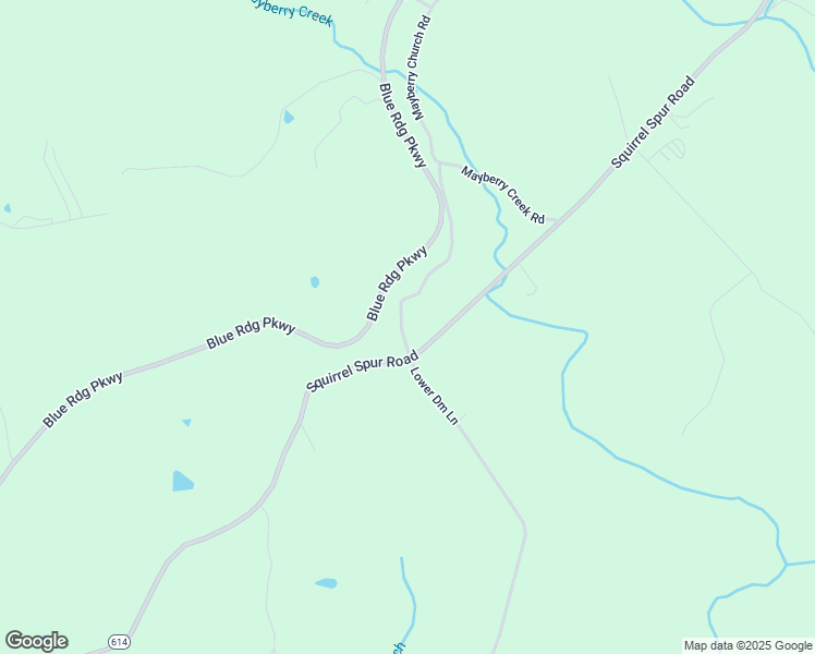 map of restaurants, bars, coffee shops, grocery stores, and more near 60 Mayberry Church Road in Meadows of Dan