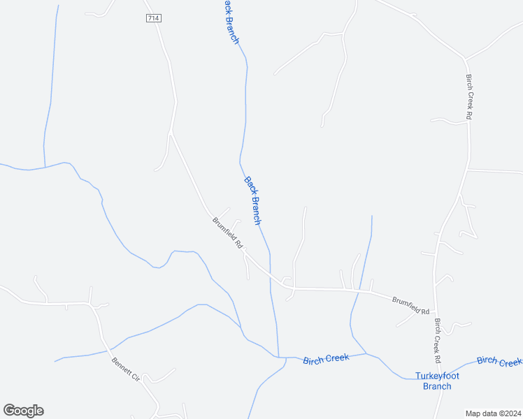 map of restaurants, bars, coffee shops, grocery stores, and more near 1877 Brumfield Road in Keeling