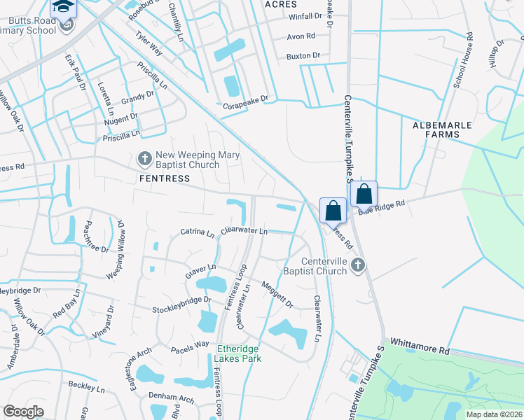 map of restaurants, bars, coffee shops, grocery stores, and more near 800 Crestwynd Circle in Chesapeake