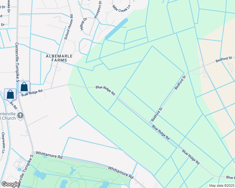 map of restaurants, bars, coffee shops, grocery stores, and more near 1748 Blue Ridge Road in Chesapeake