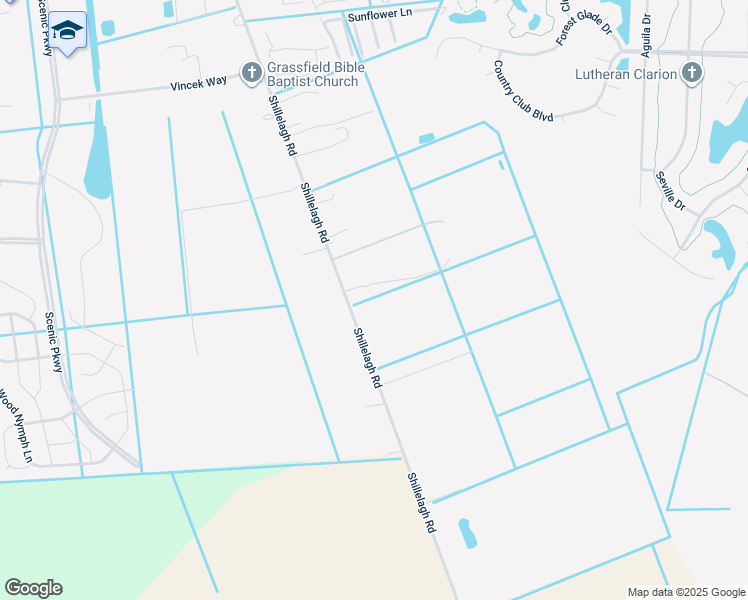 map of restaurants, bars, coffee shops, grocery stores, and more near 1101 Shillelagh Road in Chesapeake