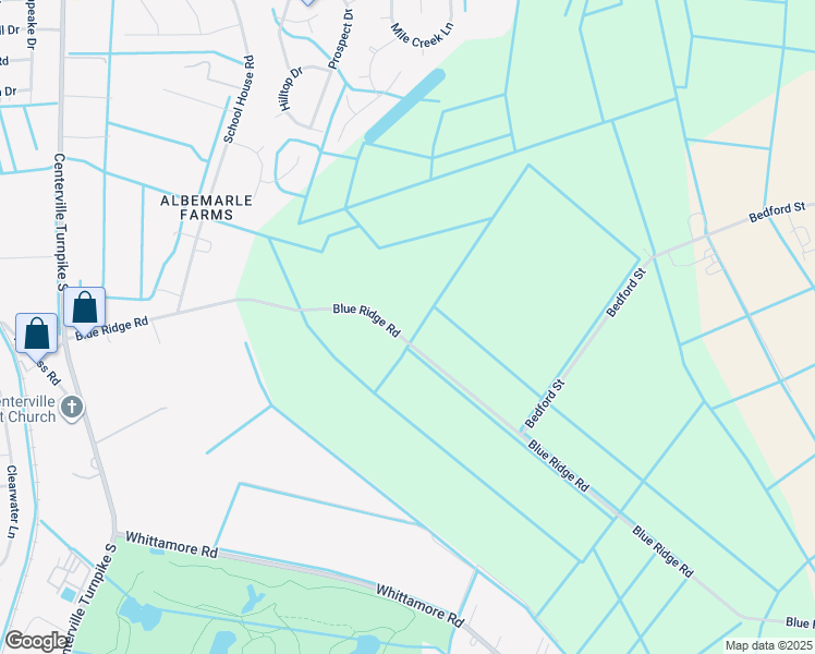 map of restaurants, bars, coffee shops, grocery stores, and more near 1748 Blue Ridge Road in Chesapeake