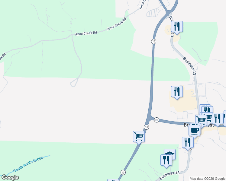 map of restaurants, bars, coffee shops, grocery stores, and more near in Branson West
