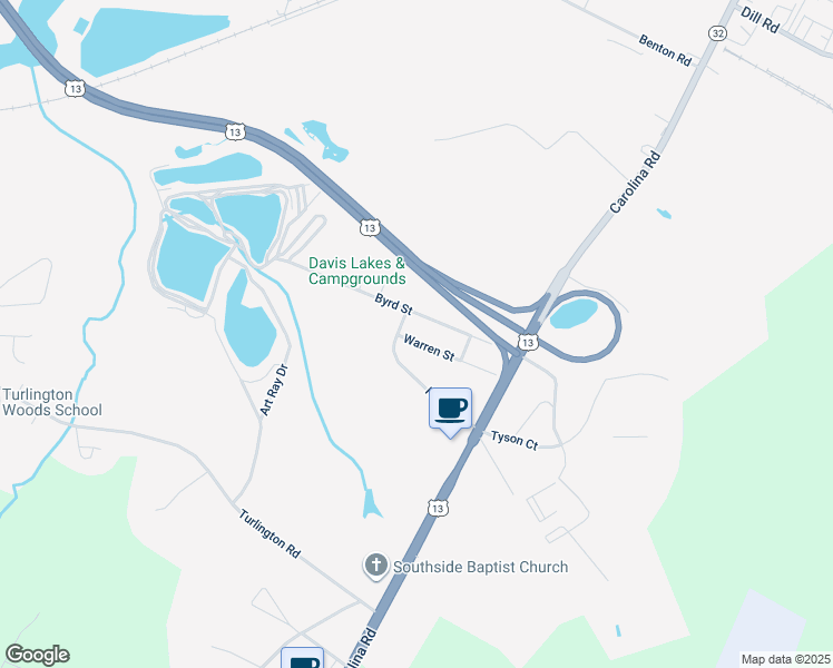 map of restaurants, bars, coffee shops, grocery stores, and more near 120 Warren Street in Suffolk