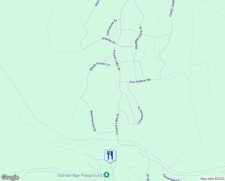 map of restaurants, bars, coffee shops, grocery stores, and more near 71 Bedrock Circle in Branson West