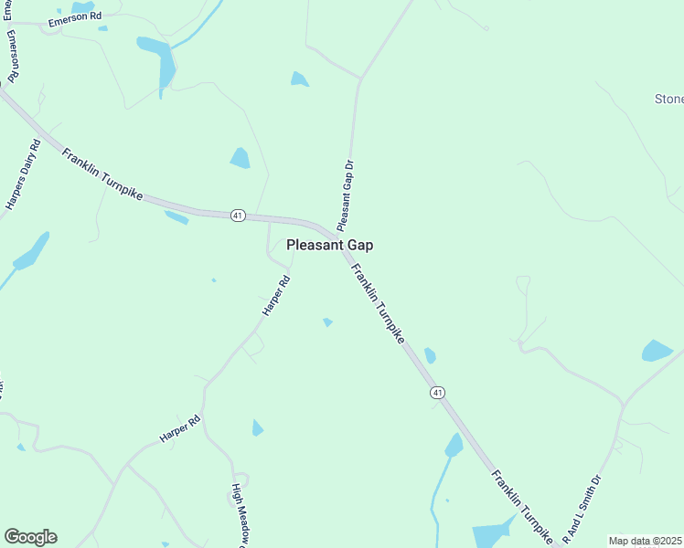 map of restaurants, bars, coffee shops, grocery stores, and more near 6529 Franklin Turnpike in Dry Fork