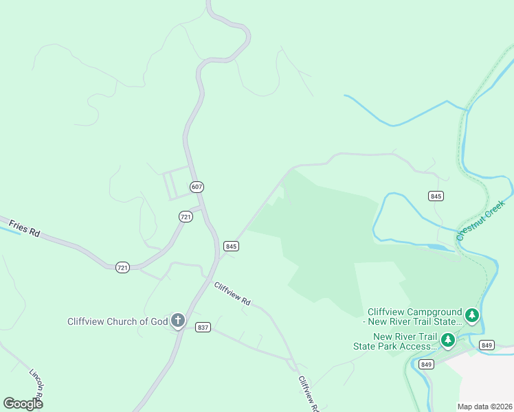 map of restaurants, bars, coffee shops, grocery stores, and more near 221 Revere Road in Galax