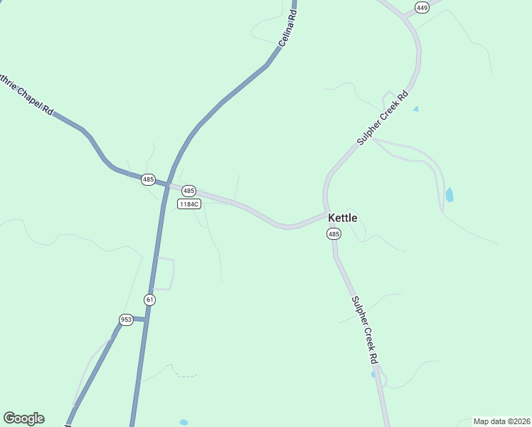 map of restaurants, bars, coffee shops, grocery stores, and more near 310-401 Post Office Road in Burkesville