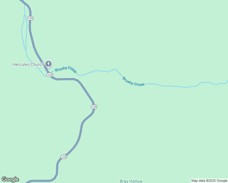 map of restaurants, bars, coffee shops, grocery stores, and more near 8718 Missouri 125 in Bradleyville