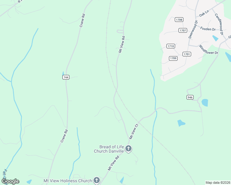 map of restaurants, bars, coffee shops, grocery stores, and more near 989 Mount View Road in Danville