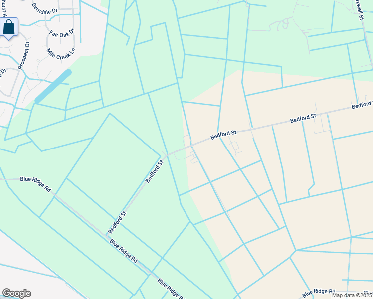 map of restaurants, bars, coffee shops, grocery stores, and more near 1055 Bedford Street in Chesapeake