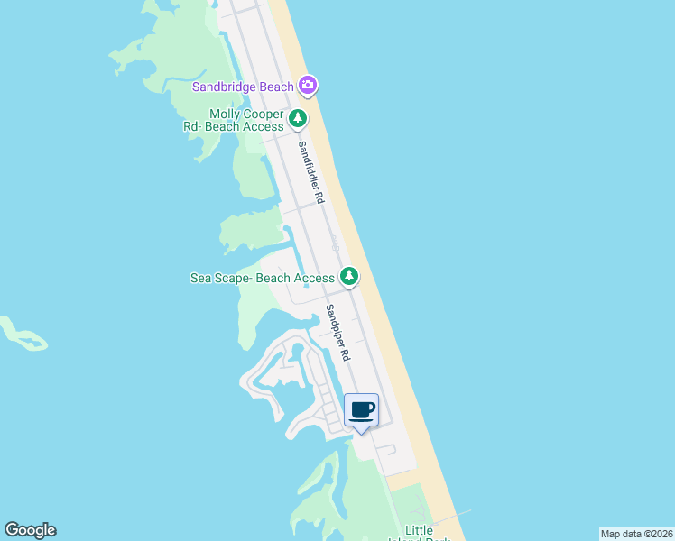 map of restaurants, bars, coffee shops, grocery stores, and more near 3537 Sandfiddler Road in Virginia Beach
