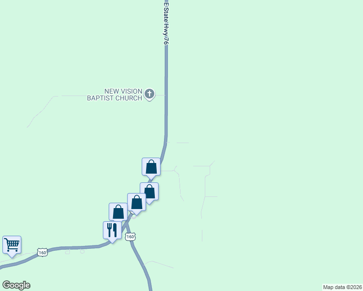 map of restaurants, bars, coffee shops, grocery stores, and more near 178 Old Dead End Road in Taneyville