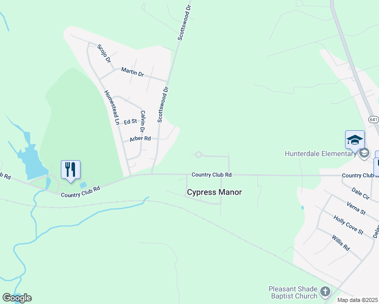 map of restaurants, bars, coffee shops, grocery stores, and more near 31161 Cypress Woods Trail in Franklin