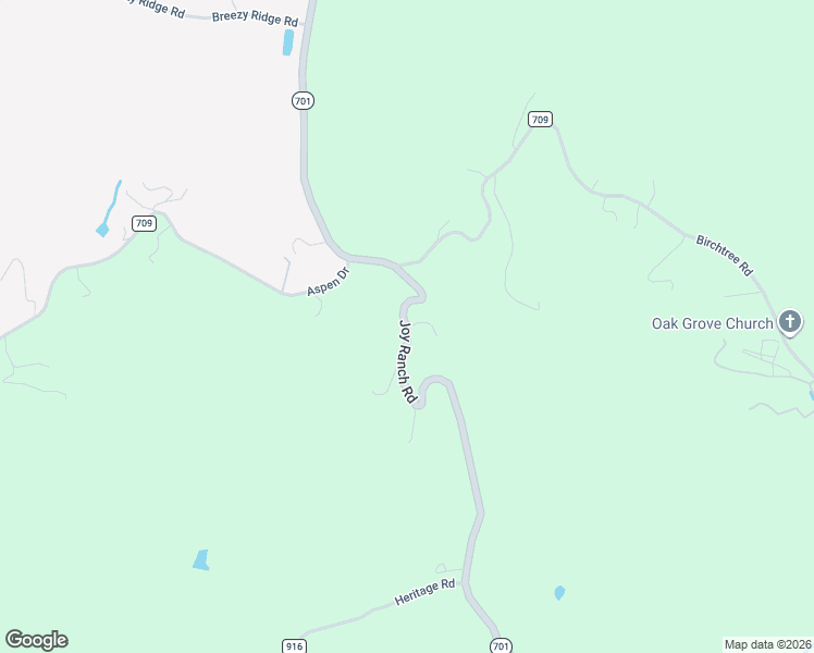 map of restaurants, bars, coffee shops, grocery stores, and more near Joy Ranch Road in Woodlawn