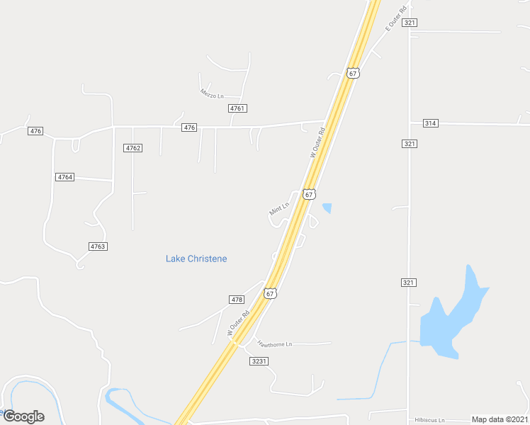 map of restaurants, bars, coffee shops, grocery stores, and more near 111 Mint Lane in Poplar Bluff