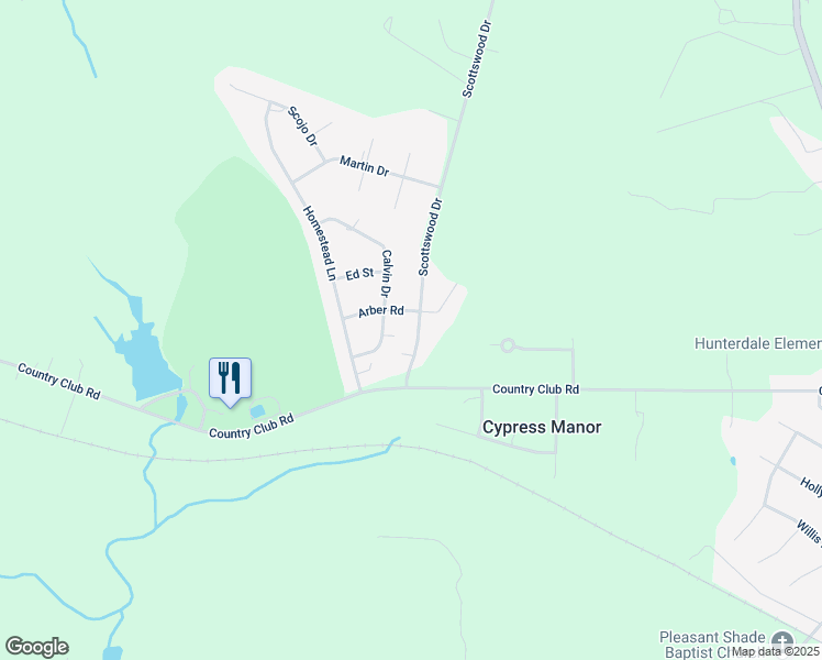 map of restaurants, bars, coffee shops, grocery stores, and more near 23152 Scottswood Drive in Franklin