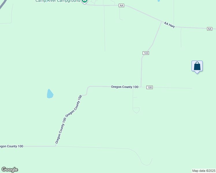 map of restaurants, bars, coffee shops, grocery stores, and more near County Road 103 in Alton