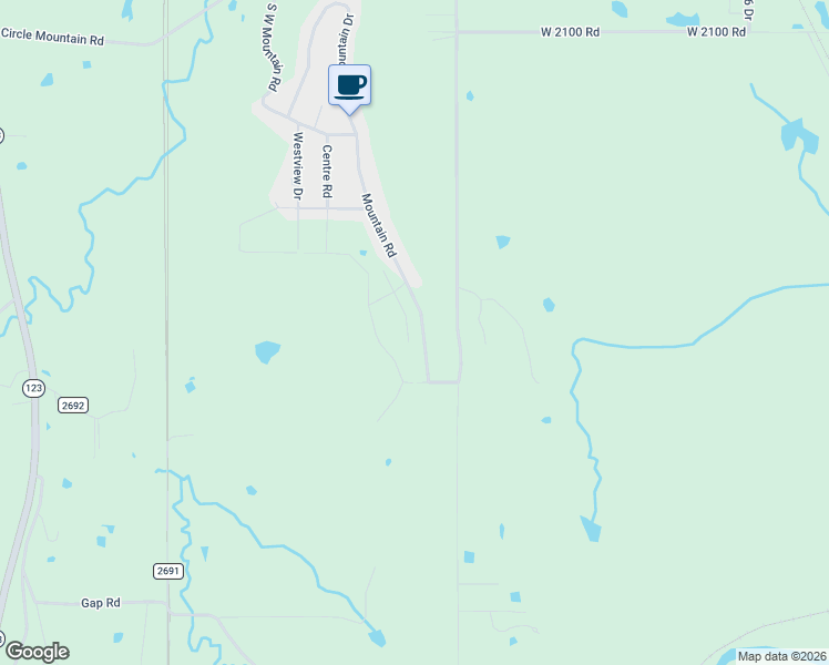 map of restaurants, bars, coffee shops, grocery stores, and more near 2719 Mountain Road in Bartlesville