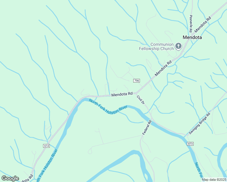 map of restaurants, bars, coffee shops, grocery stores, and more near 16299 Tally Ho Drive in Mendota