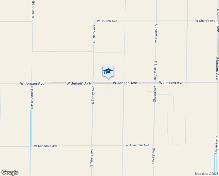 map of restaurants, bars, coffee shops, grocery stores, and more near 17837 West Jensen Avenue in Kerman